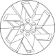 Ford NL3Z-1007-C WHEEL ASY