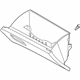 Ford KB3Z-2106010-AA COMPARTMENT - GLOVE - CO-DRIVE