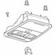 Ford LC5Z-78519A70-AK CONSOLE ASY - OVERHEAD