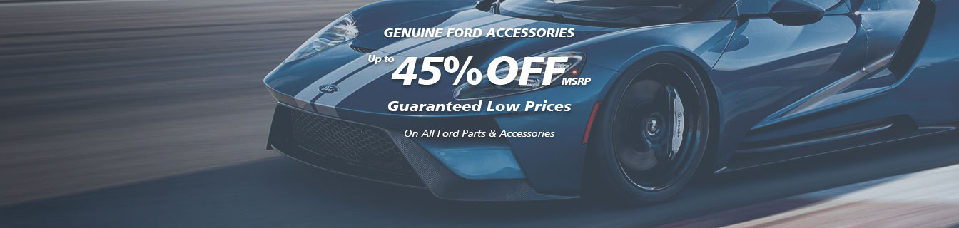 Genuine Ford accessories, Guaranteed low prices